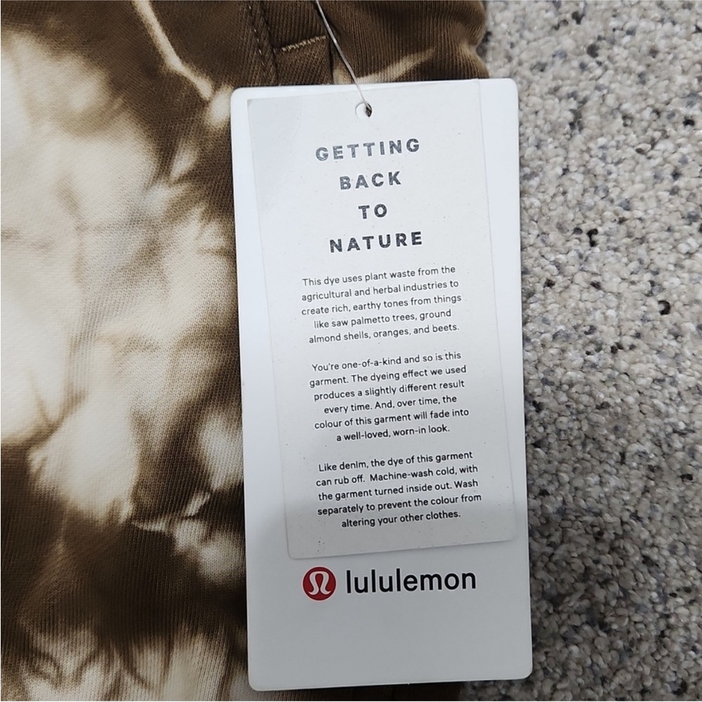 NWT Lululemon Athletica Warm Down Jogger in Earth Dye Sand Tie Dye Women’s sz 6 - Picture 6 of 12